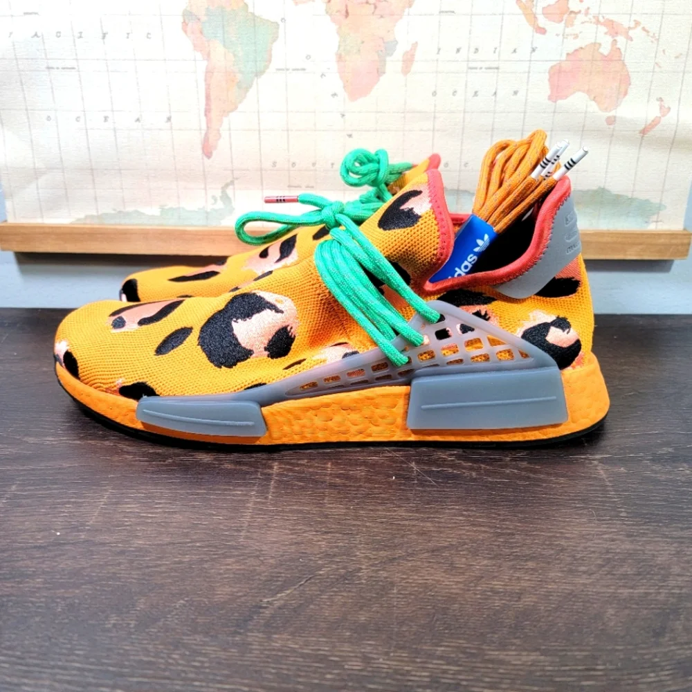 BRAND NEW Adidas X Pharrell Nmd Hu Animal Print Men's Size 11.5 - Picture 2 of 8